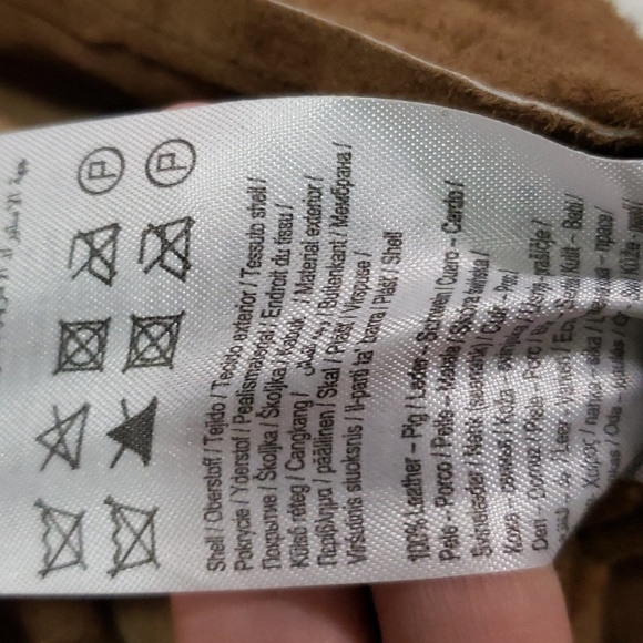 Only women's brown leather aline skirt size 38 - Picture 4 of 4